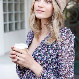 Achat Chemisier imprimé avec fil brillant grossesse et d'allaitement noir aop + fil lurex pas cher en promo