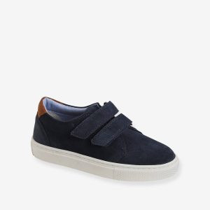 Achat Derbies scratchés cuir garçon marine pas cher en promo