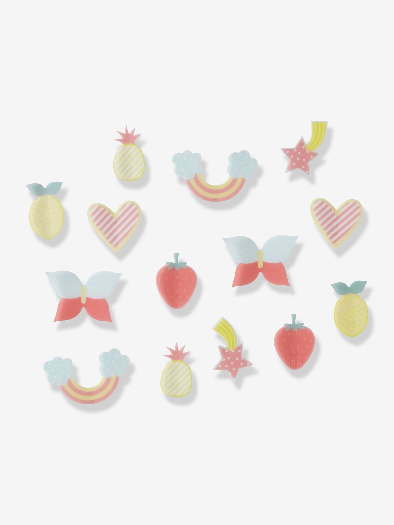 Achat Lot de 14 décors en relief Happy multicolore pas cher en promo