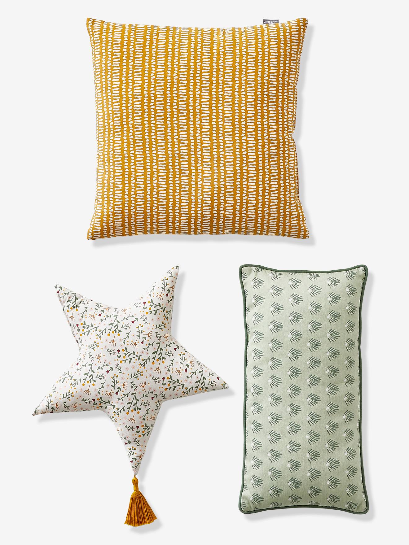 Achat Lot de 3 coussins assortis multicolore pas cher en promo
