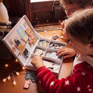 Achat Oursons magnétiques à habiller en bois FSC® multicolore pas cher en promo