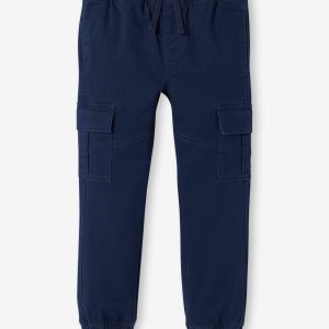 Achat Pantalon battle facile à enfiler garçon navy pas cher en promo