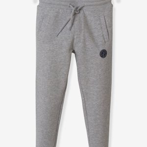 Achat Pantalon de sport Basics garçon en molleton gris chiné pas cher en promo