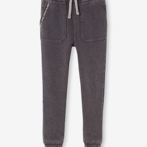 Achat Pantalon de sport effet délavé garçon gris anthracite pas cher en promo