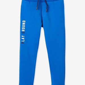 Achat Pantalon de sport en molleton garçon bleu pas cher en promo