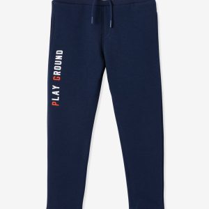 Achat Pantalon de sport en molleton garçon marine pas cher en promo
