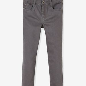 Achat Pantalon droit fitté morphologiK tour de hanches LARGE garçon anthracite pas cher en promo