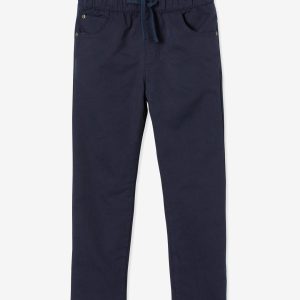 Achat Pantalon droit indestructible garçon doublé maille polaire encre pas cher en promo
