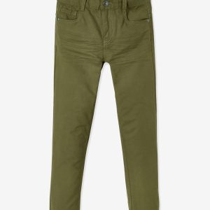 Achat Pantalon droit indestructible garçon kaki pas cher en promo