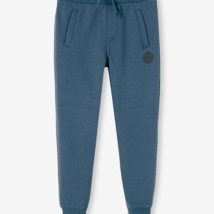 Achat Pantalon jogging Basics garçon en molleton dark bleu ardoise pas cher en promo