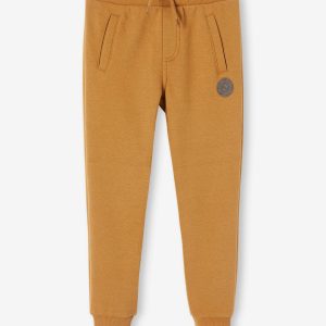 Achat Pantalon jogging Basics garçon en molleton ocre pas cher en promo
