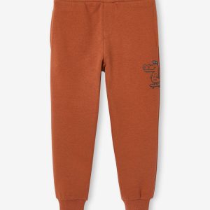 Achat Pantalon jogging garçon motif crocodile noisette pas cher en promo