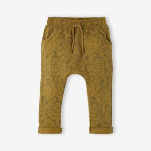 Achat Pantalon molleton bébé garçon tabac imprimé pas cher en promo
