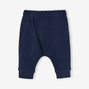 Achat Pantalon naissance en maille souple BASICS encre pas cher en promo