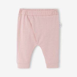 Achat Pantalon naissance en maille souple BASICS rose poudre pas cher en promo