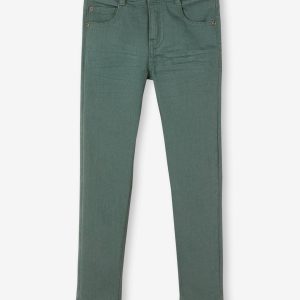 Achat Pantalon slim MorphologiK FIN garçon kaki pas cher en promo