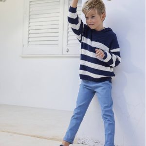 Achat Pantalon slim MorphologiK MEDIUM garçon bleu pas cher en promo