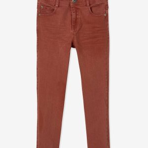 Achat Pantalon slim MorphologiK tour de hanches LARGE garçon acajou pas cher en promo