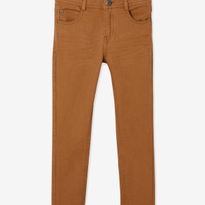Achat Pantalon slim MorphologiK tour de hanches LARGE garçon noisette pas cher en promo