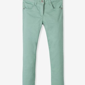 Achat Pantalon slim fille Morphologik tour de hanches LARGE vert pas cher en promo