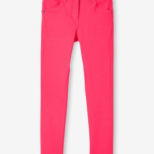 Achat Pantalon slim fille Morphologik tour de hanches MEDIUM framboise pas cher en promo