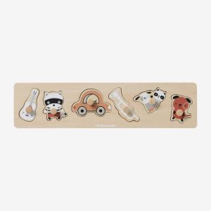 Achat Puzzle boutons PETITS JOUETS en bois FSC® multicolore pas cher en promo
