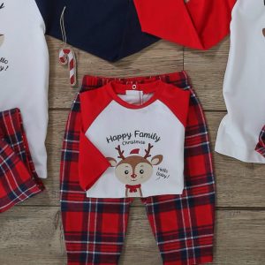 Achat Pyjama bébé spécial Noël capsule famille écru pas cher en promo