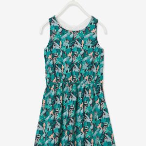 Achat Robe fille papillon en macramé au dos encre imprimé pas cher en promo