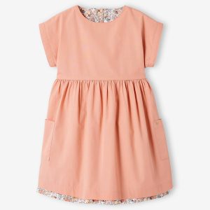 Achat Robe réversible fille orange pas cher en promo