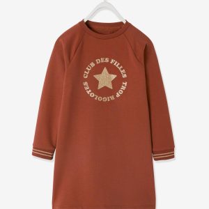 Achat Robe sweat Basics style collège fille cacao pas cher en promo