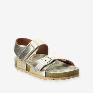 Achat Sandales fille Sunkro Sokick KICKERS® or pois imprime pas cher en promo