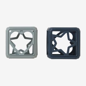 Achat Set de 2 cubes en silicone bleu pas cher en promo