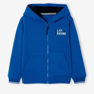 Achat Sweat zippé sport garçon Play Ground bleu vif pas cher en promo