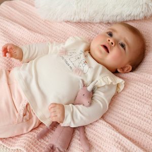 Achat T-shirt-body souries bébé manches longues coquille d'oeuf pas cher en promo