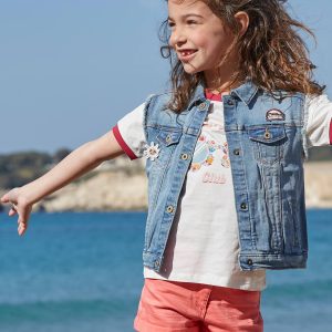Achat T-shirt fille Groovy girls ivoire pas cher en promo
