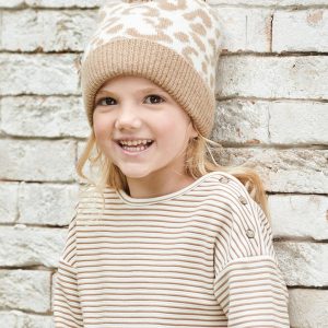 Achat T-shirt rayé encolure bateau fille blanc rayé pas cher en promo