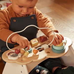 Achat Table basse d'activités Nuage Les amis de la Forêt en bois FSC® blanc pas cher en promo