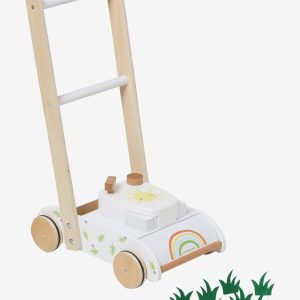Achat Tondeuse à gazon en bois FSC® blanc pas cher en promo