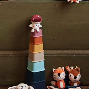 Achat Tour de cubes en silicone multicolor pas cher en promo