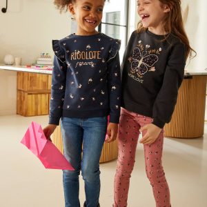 Achat Tregging MorphologiK fille tour de hanches FIN motifs cerises rose imprimé pas cher en promo