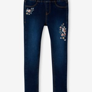 Achat Tregging brodé MorphologiK waterless fille tour de hanches large denim brut pas cher en promo