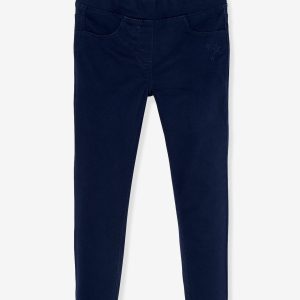Achat Tregging couleur fille avec broderies étoiles encre pas cher en promo