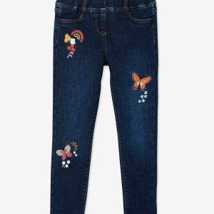 Achat Tregging fantaisie MorphologiK waterless fille tour de hanches large denim brut pas cher en promo