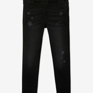 Achat Tregging fantaisie motifs laser fille noir pas cher en promo
