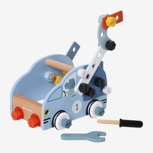 Achat Voiture à construire et à bricoler en bois FSC® gris pas cher en promo